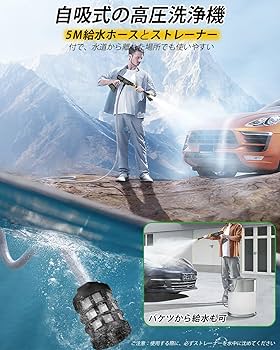 Amazon | Charmelife 【新登場】高圧洗浄機 コードレス 充電式